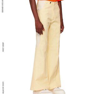 NEW Head Of State SS21 'Contrast Panel Flare Cut' Denim Size 31